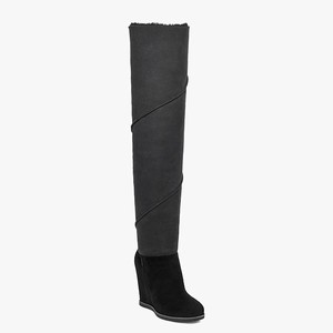 Ugg Classic Mondri OTK Women Fashion Boots Black (6382FIAET)